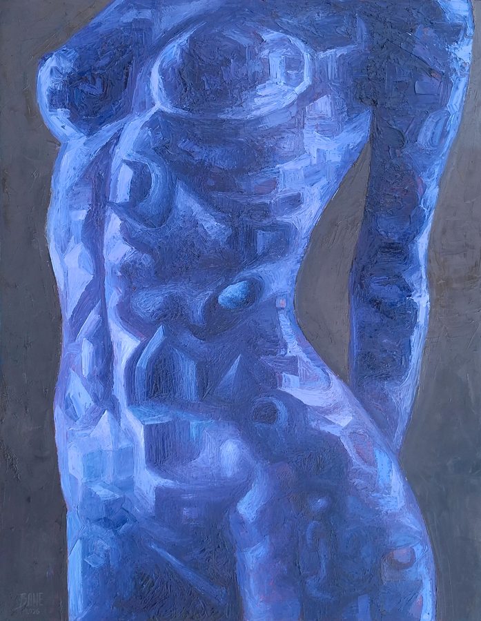 Nocturne for a Goddess, oil on canvas, 70 × 90 cm